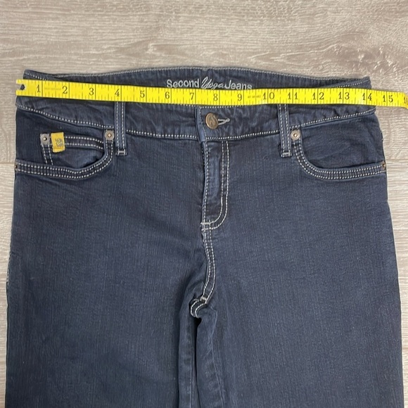 Second Yoga Jeans Mid Rise Straight Leg Dark Wash Stretch Denim 29 - Picture 8 of 16
